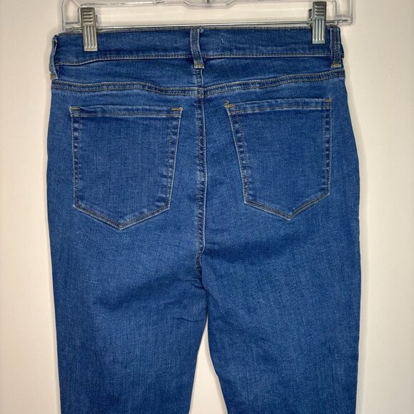 PACSUN Super High Rise Denim Jegging 27L Tapered 5 Pocket - Picture 2 of 7
